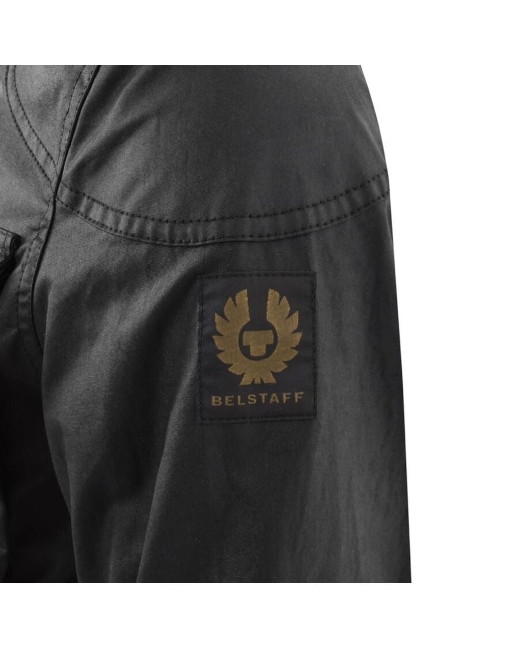 Belstaff Black Racemaster Waxed Jacket for men