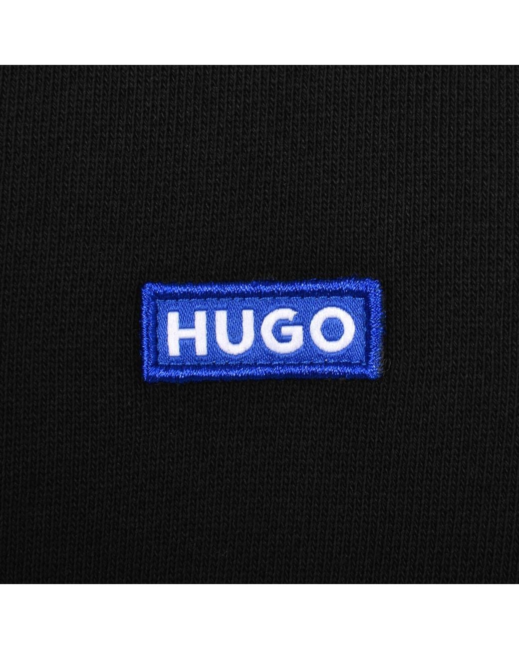 HUGO Black Nieros Logo T Shirt for men