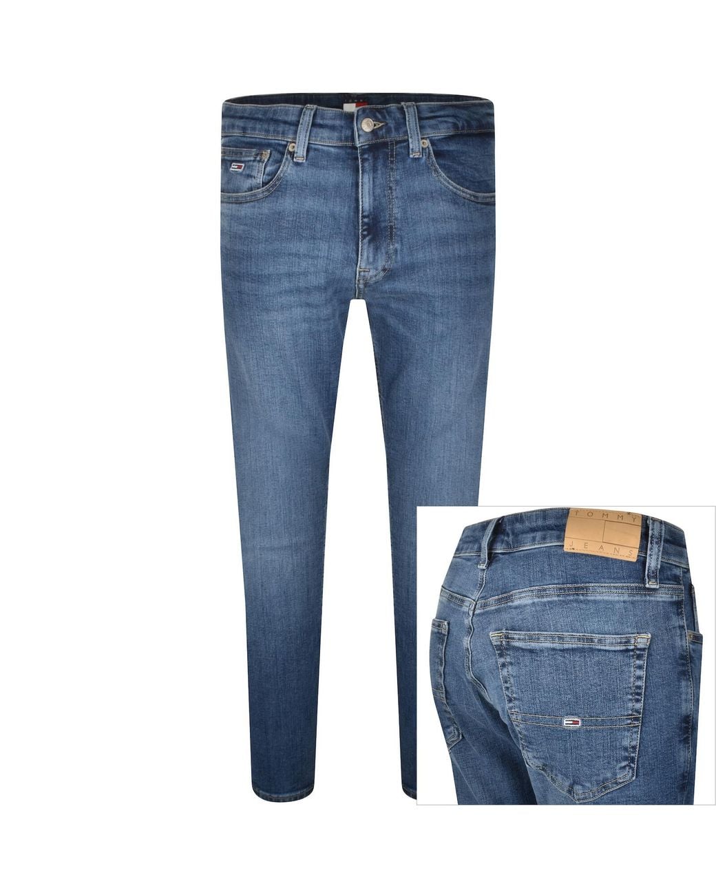 Tommy Hilfiger Blue Austin Slim Tapered Jeans for men