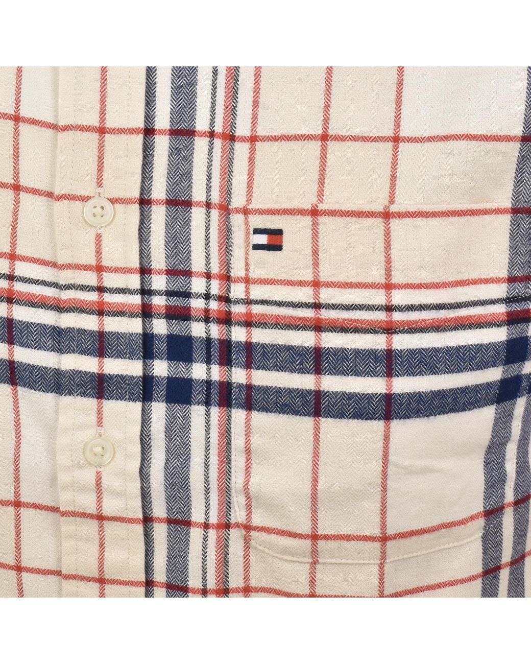 Tommy Hilfiger Natural Flannel Shirt for men
