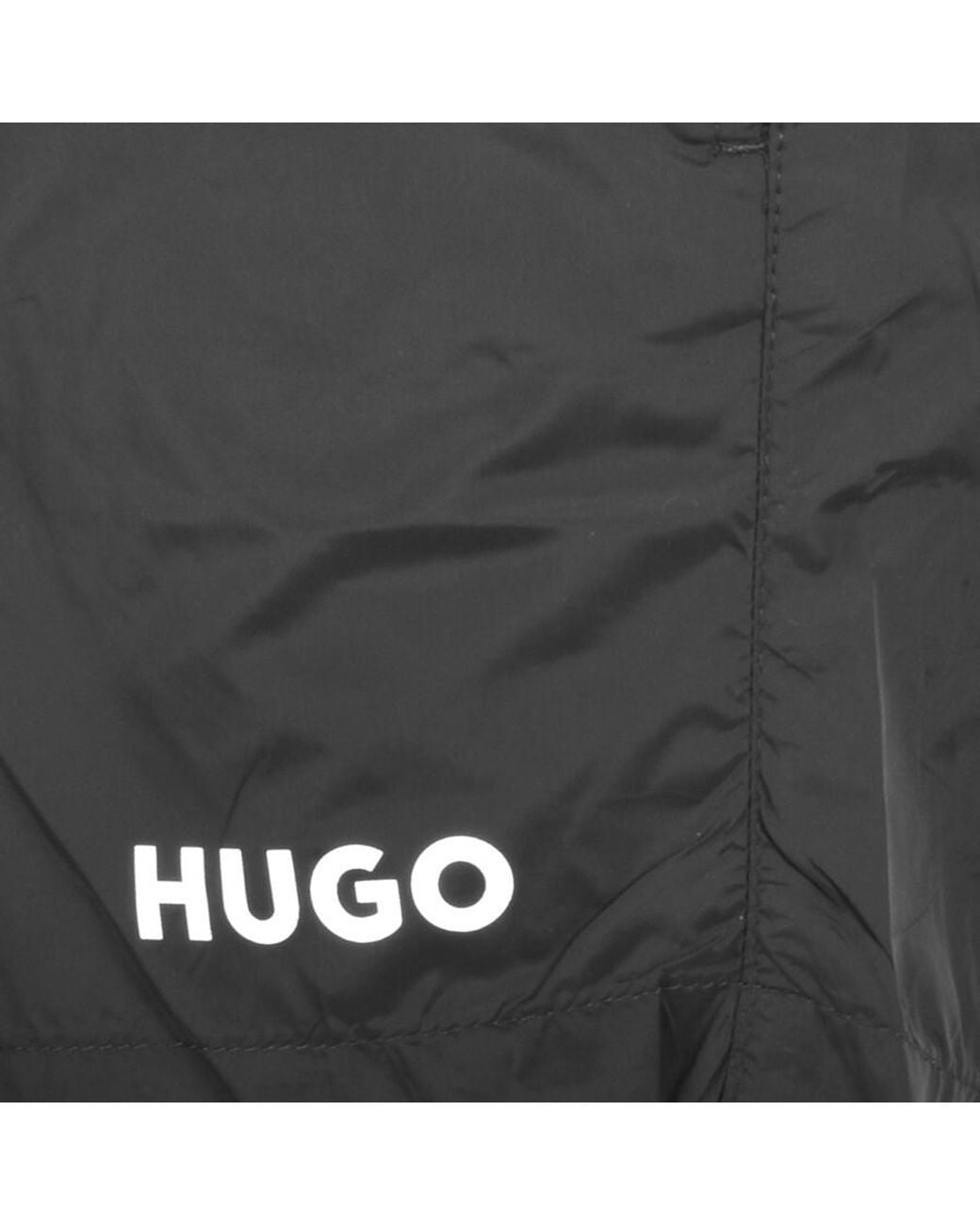 HUGO Black Haiti Swim Shorts for men
