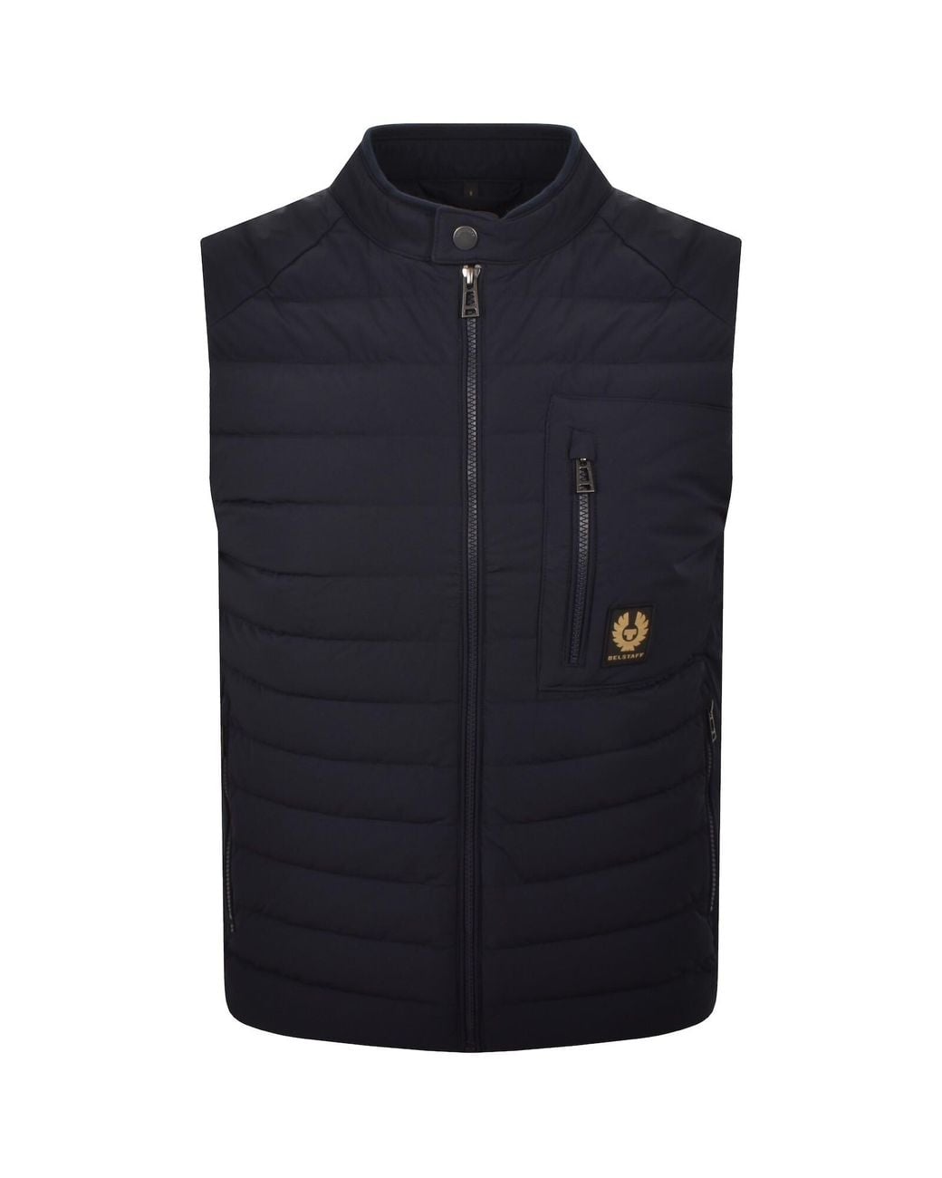 Belstaff Blue Chassis Padded Gilet for men