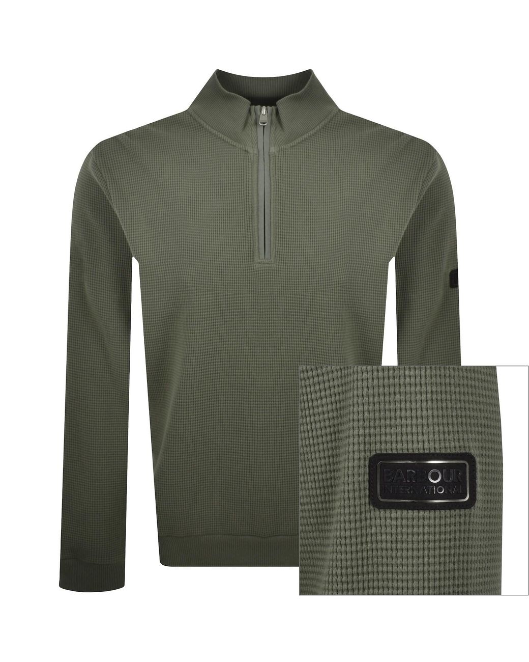 Barbour Green Bewley Sweatshirt for men