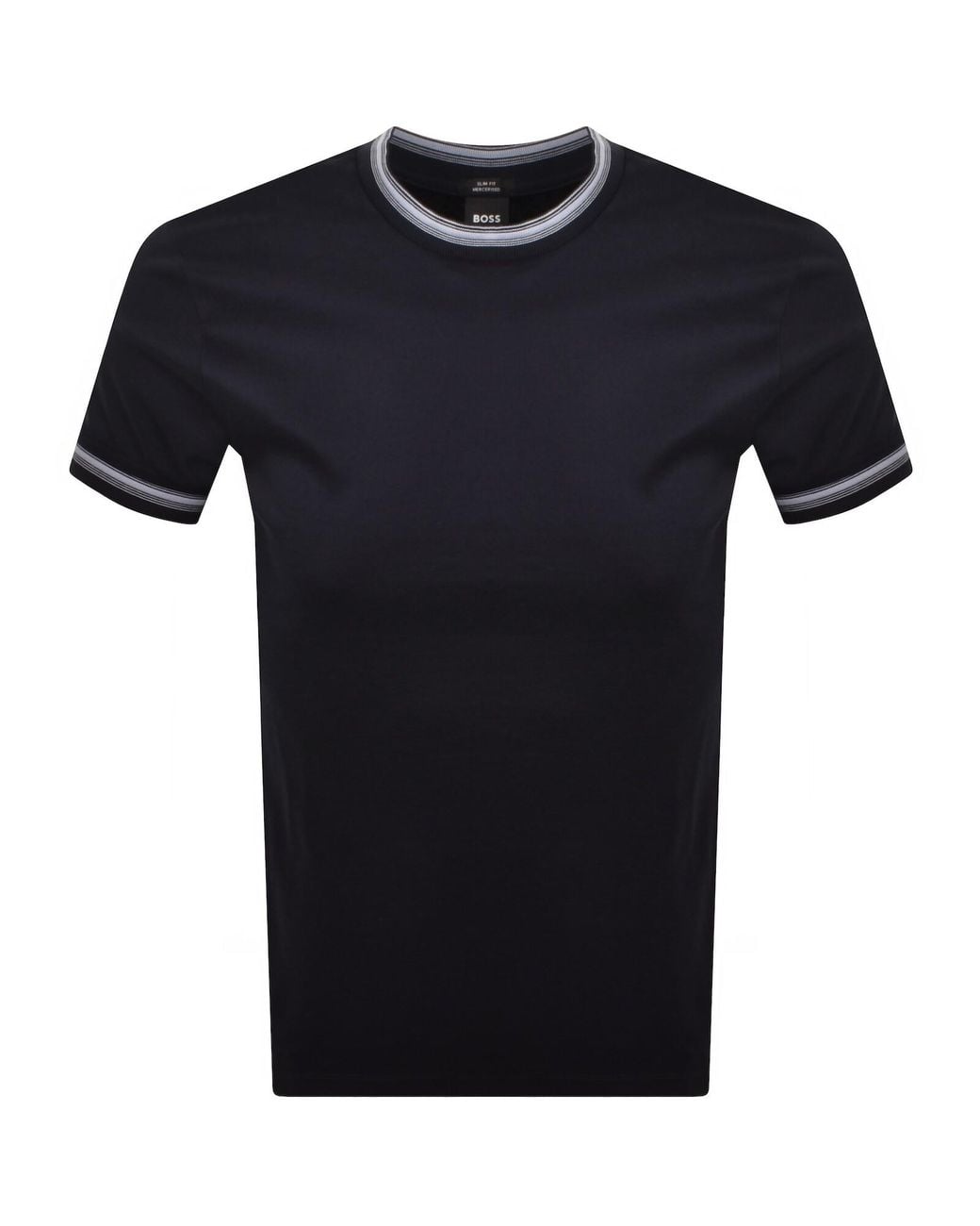 BOSS BUSINESS Black Boss H Tessler 202 T Shirt for men