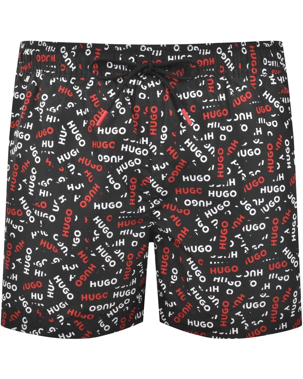 HUGO Black Ryu Swim Shorts for men