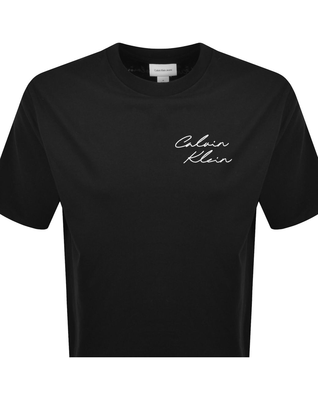 Calvin Klein Black Jeans Graphic T Shirt for men