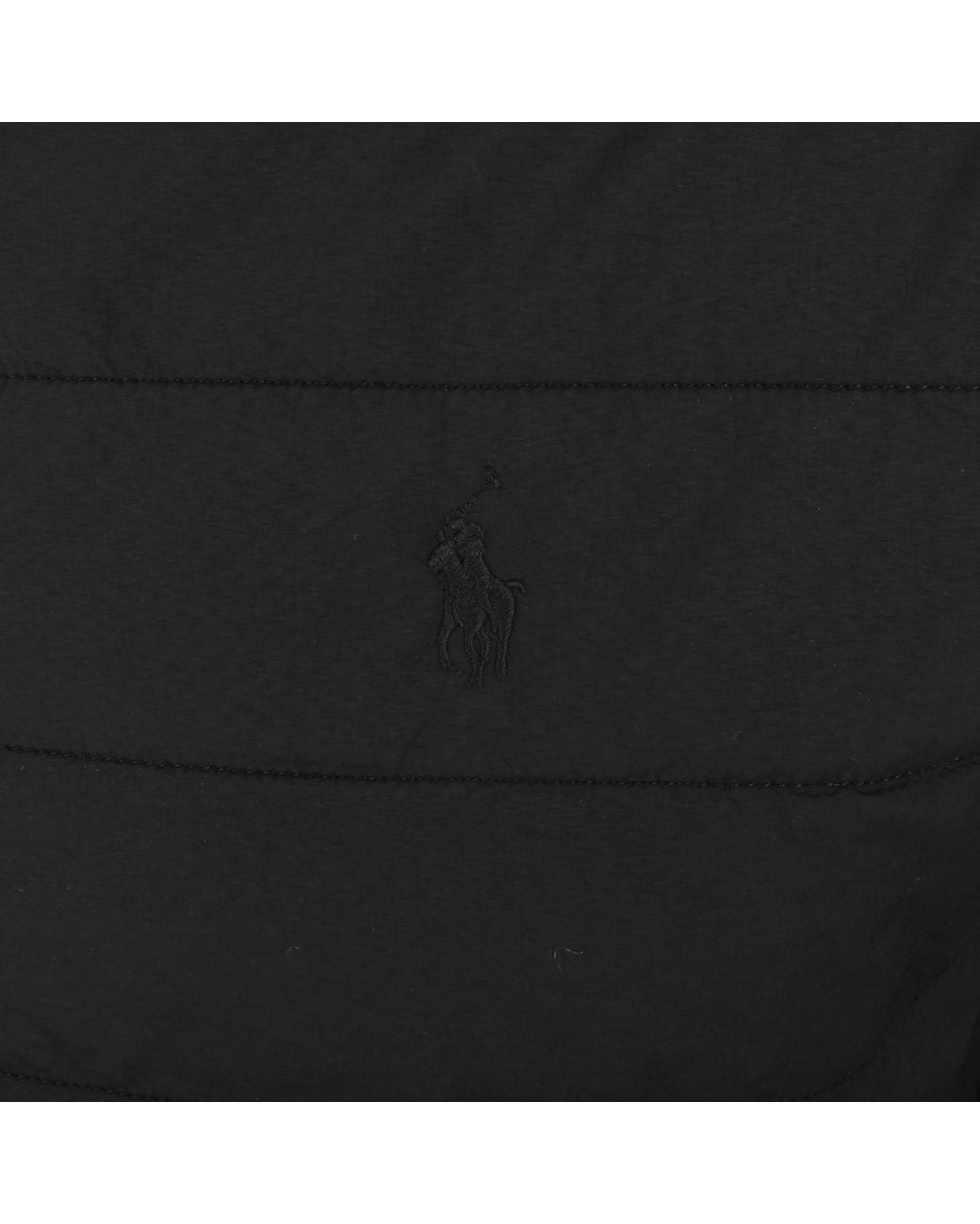 Ralph Lauren Black Hybrid Quilted Jacket for men