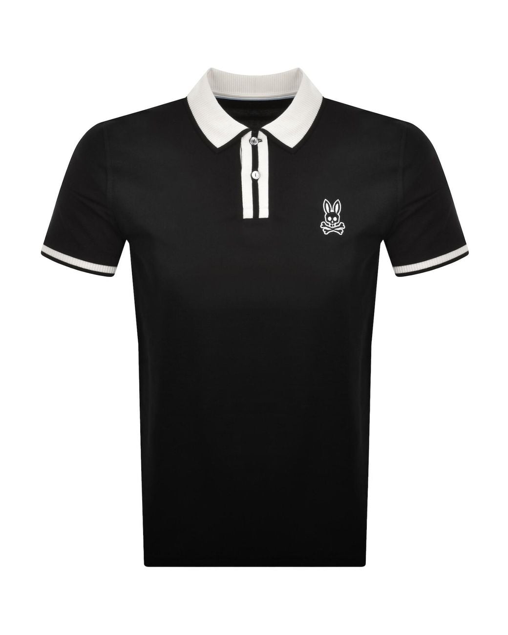 Psycho Bunny Black Ridley Polo T Shirt for men