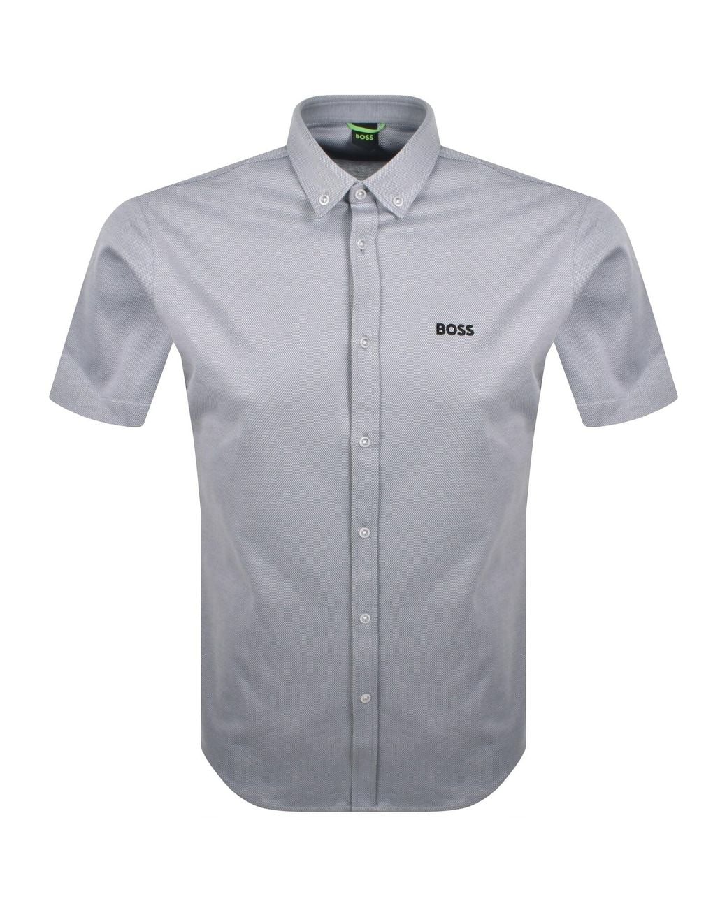 Boss Blue Boss St Motion Short Sleeve Shirt for men