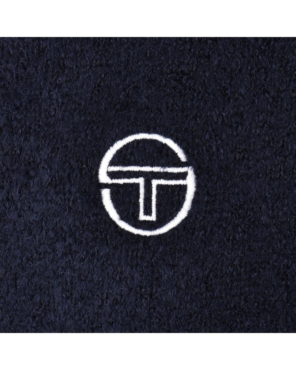 Sergio Tacchini Blue Crew Neck Knit Jumper for men