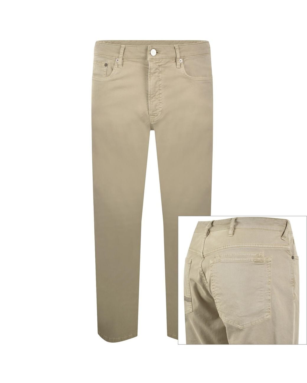 Paul Smith Natural Relaxed Tapered Jeans for men