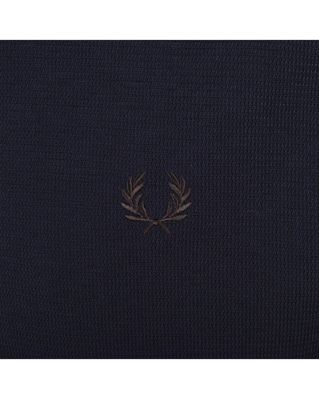 Fred Perry Blue Jacquard Polo Shirt for men