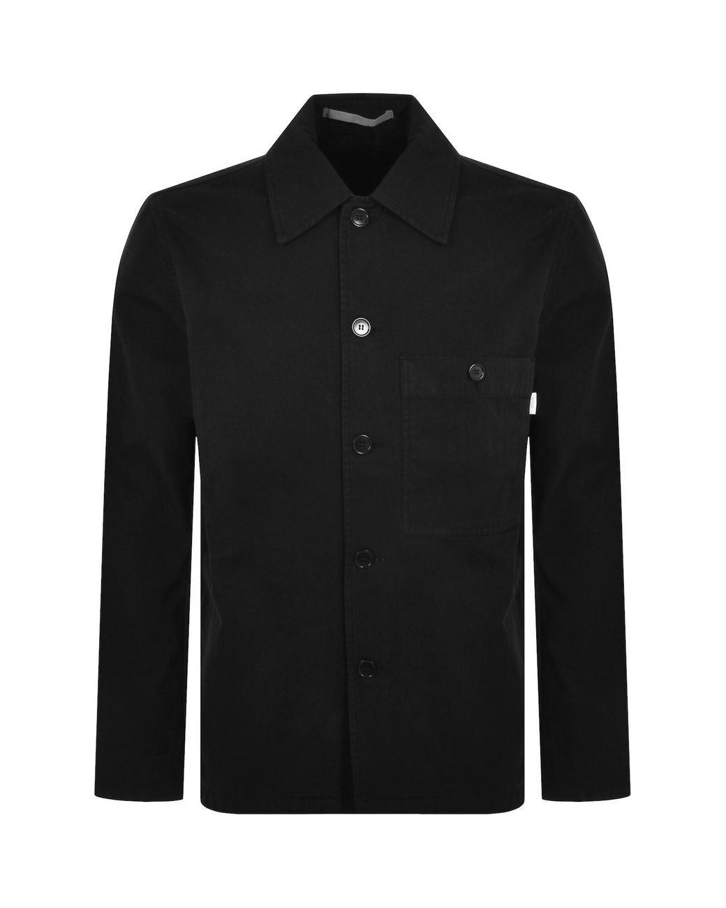 Norse Projects Black Standard Twill Overshirt for men