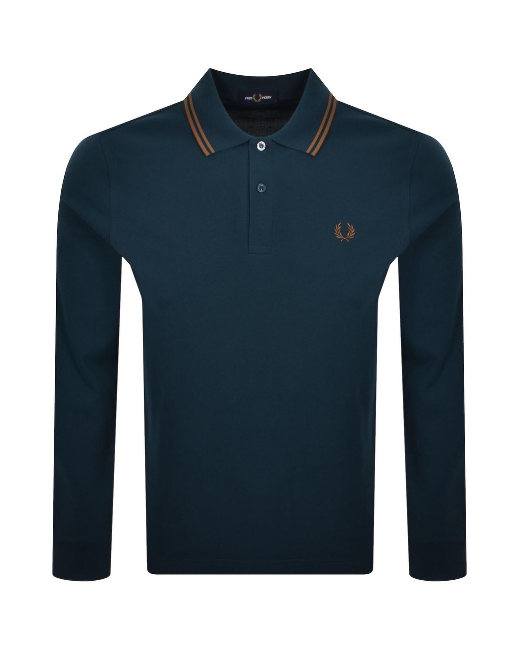 Fred Perry Twin Tipped Polo T Shirt in Blue for Men | Lyst