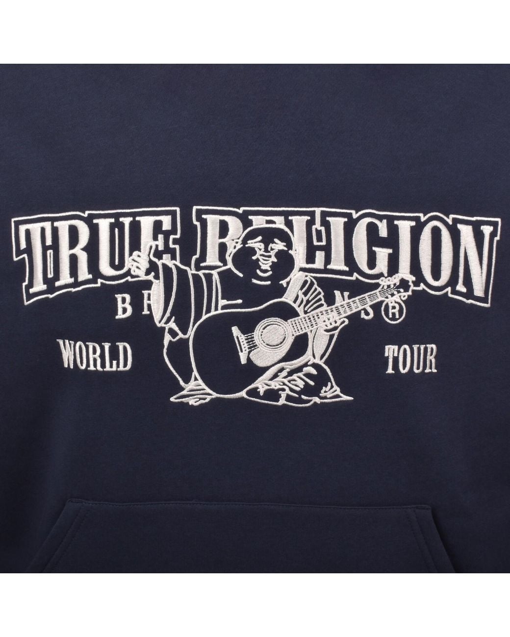 True Religion Blue Logo Hoodie for men