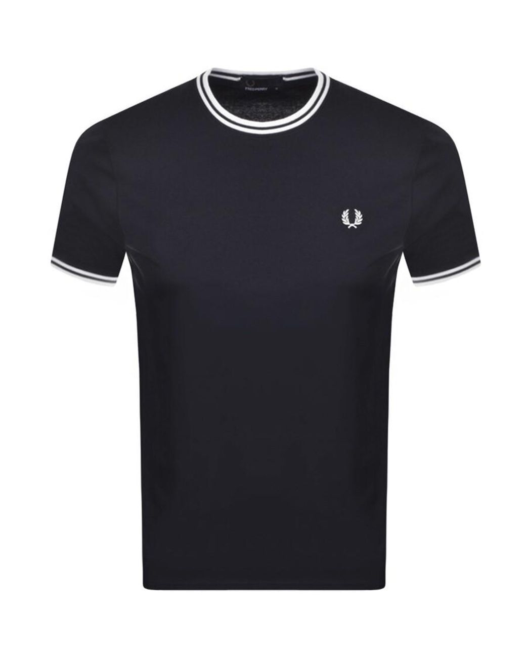 Fred Perry Blue Twin Tipped T-shirt for men