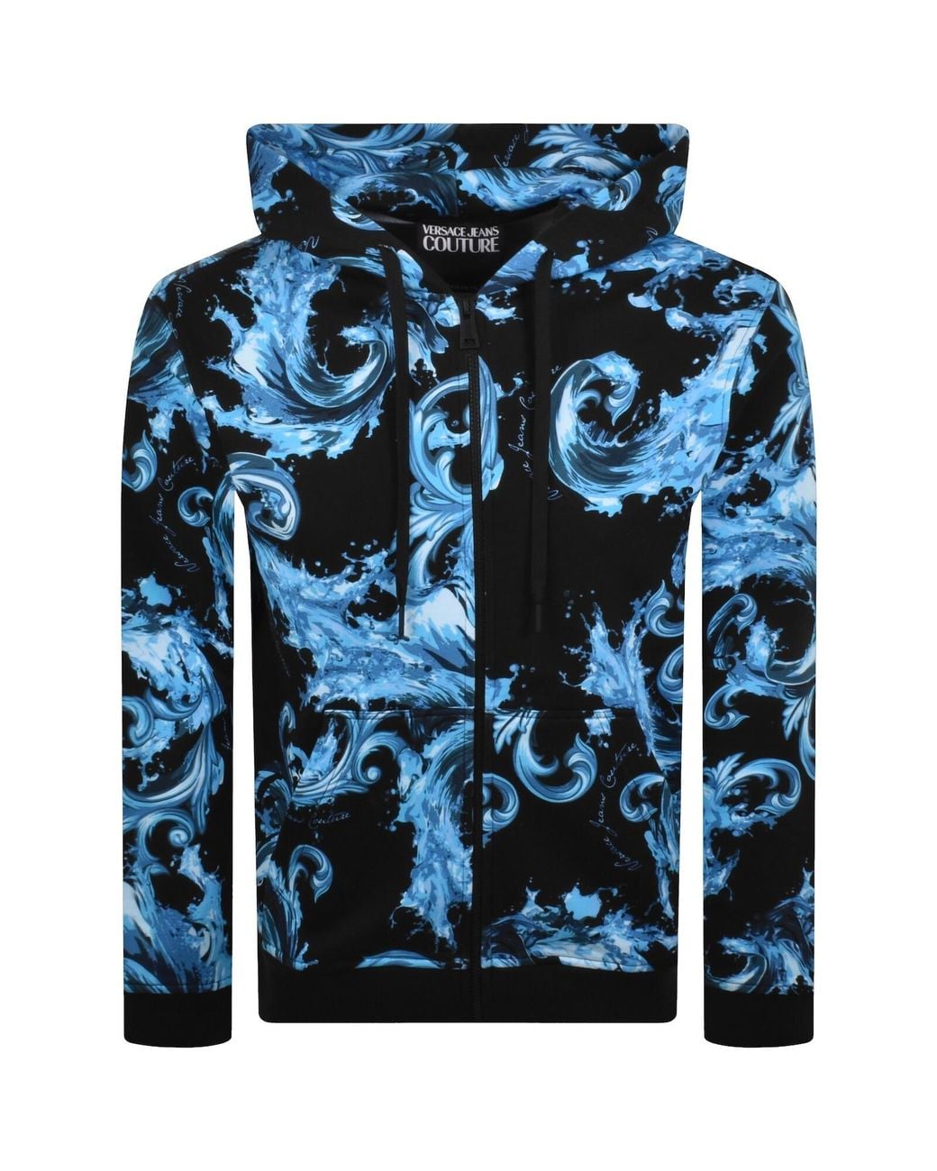 Versace Jeans Blue Couture Logo Hoodie for men