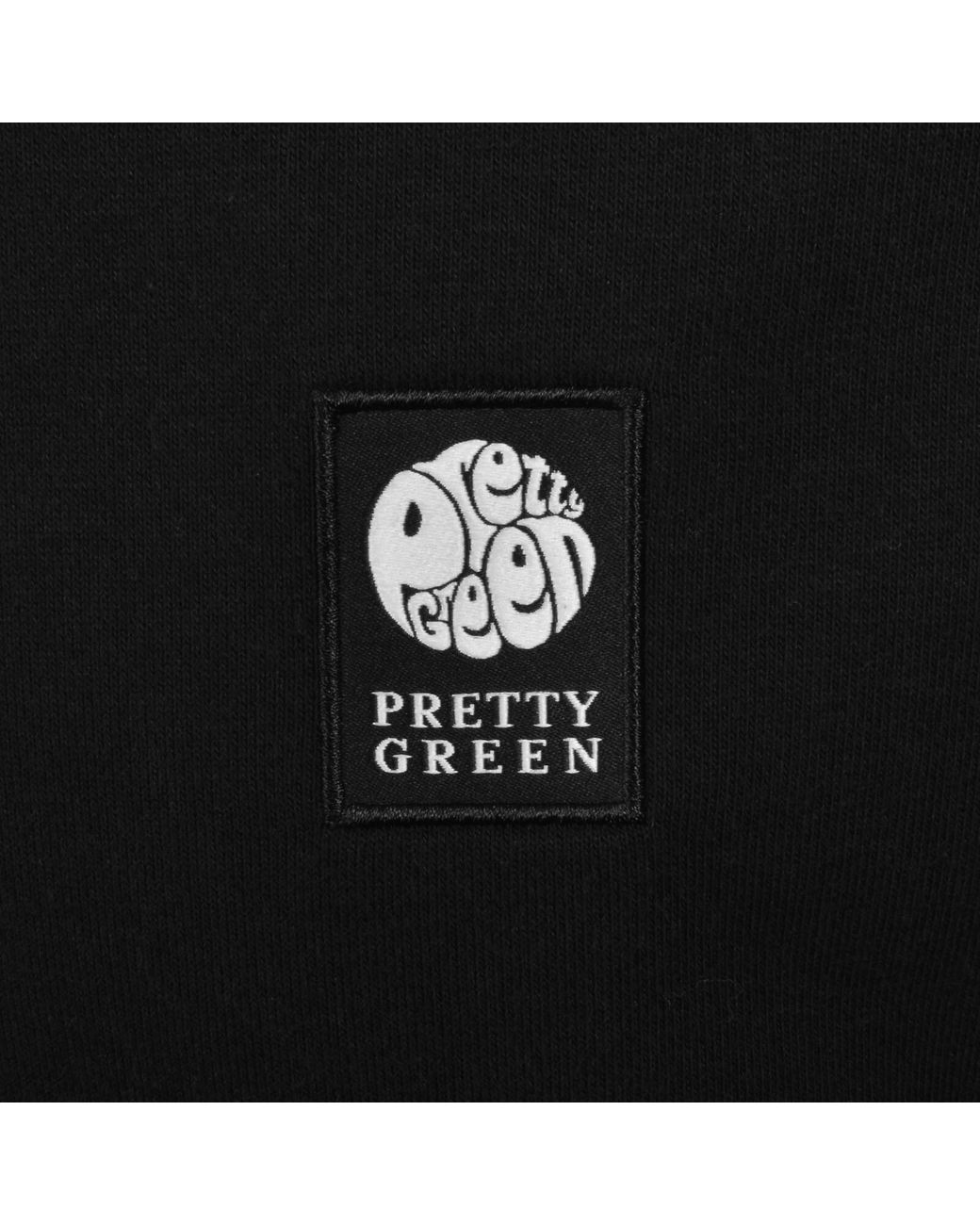 Pretty Green Black Brennan Sweatshirt for men