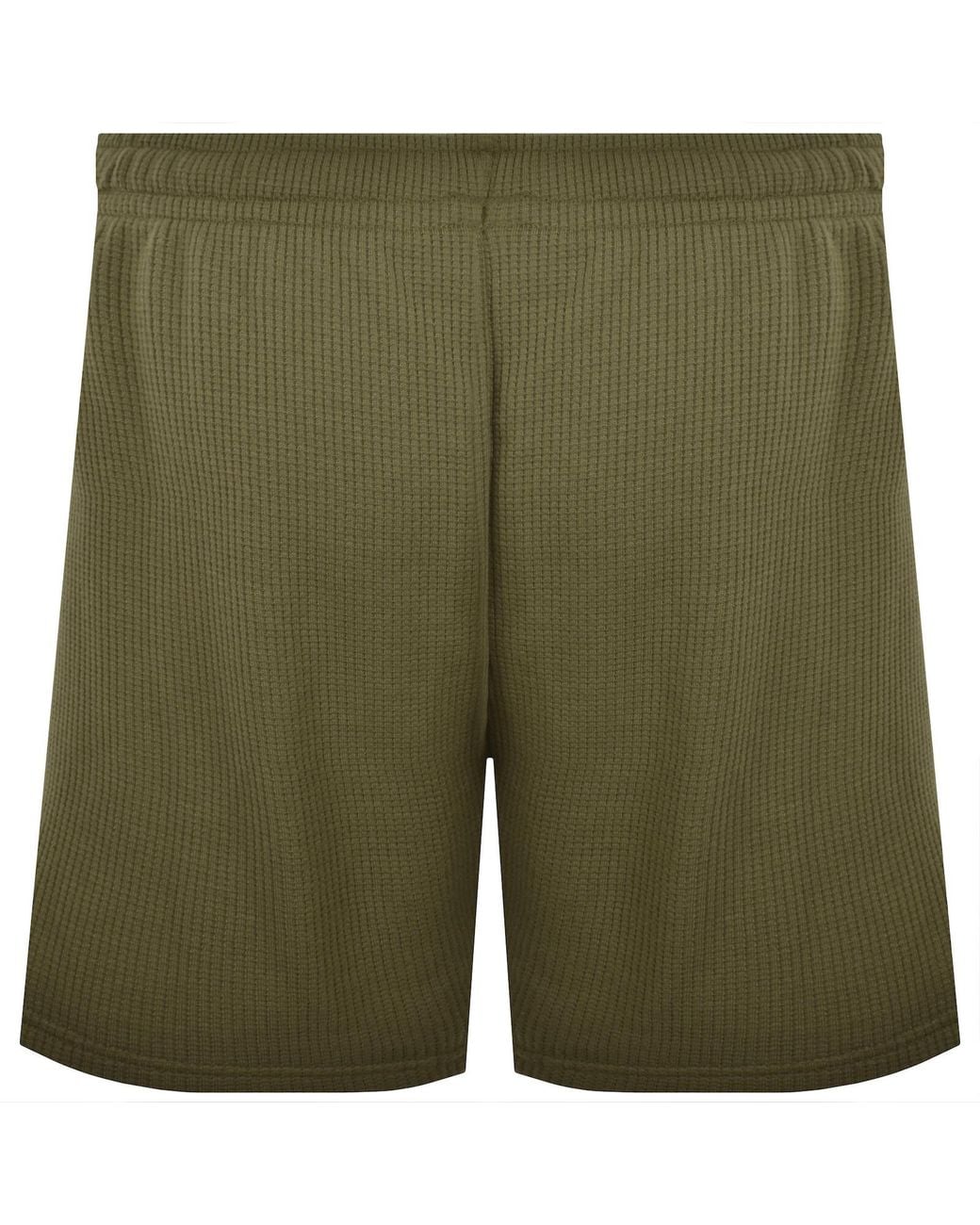 Calvin Klein Green Waffle Shorts Night for men