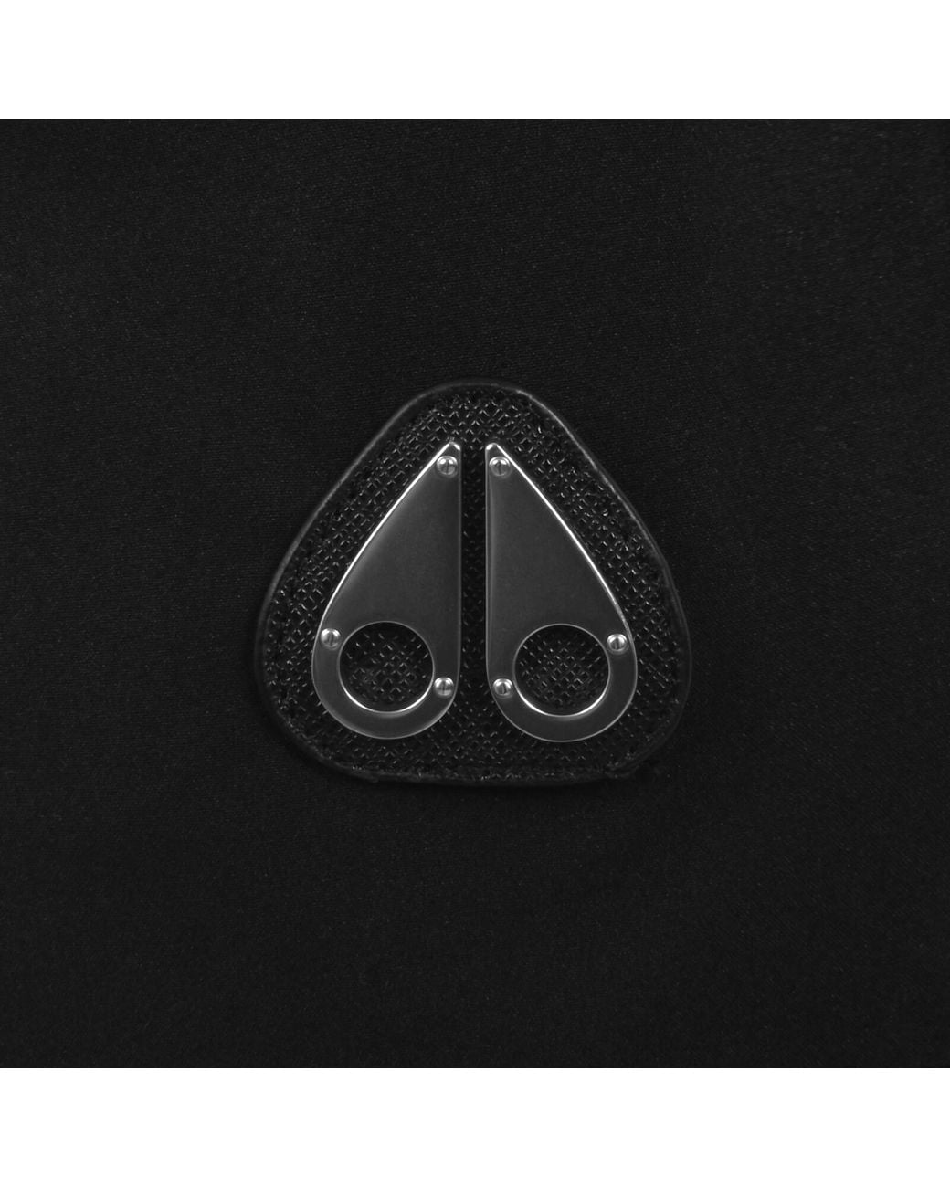 Moose Knuckles Black Logo Swim Shorts for men