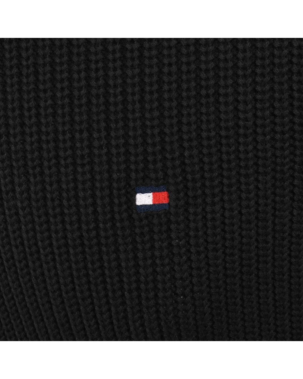 Tommy Hilfiger Black Knit Jumper for men