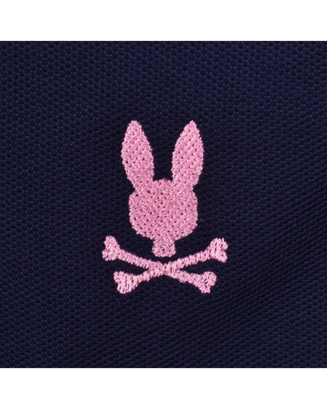 Psycho Bunny Blue Dax Pique Polo T Shirt for men