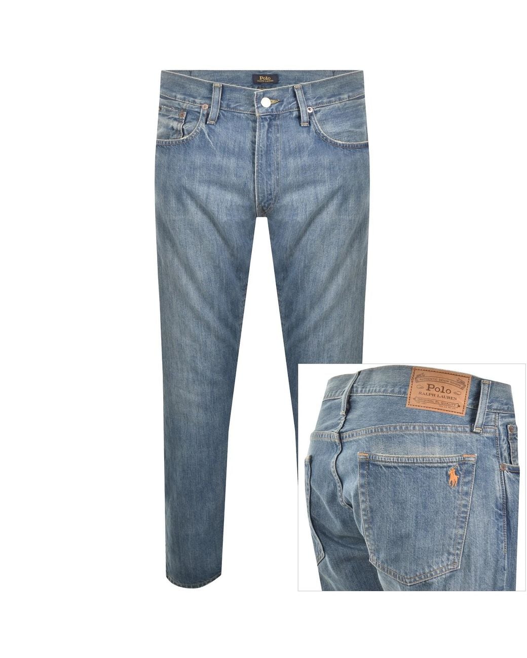 Ralph Lauren Blue Sullivan Slim Fit Jeans for men