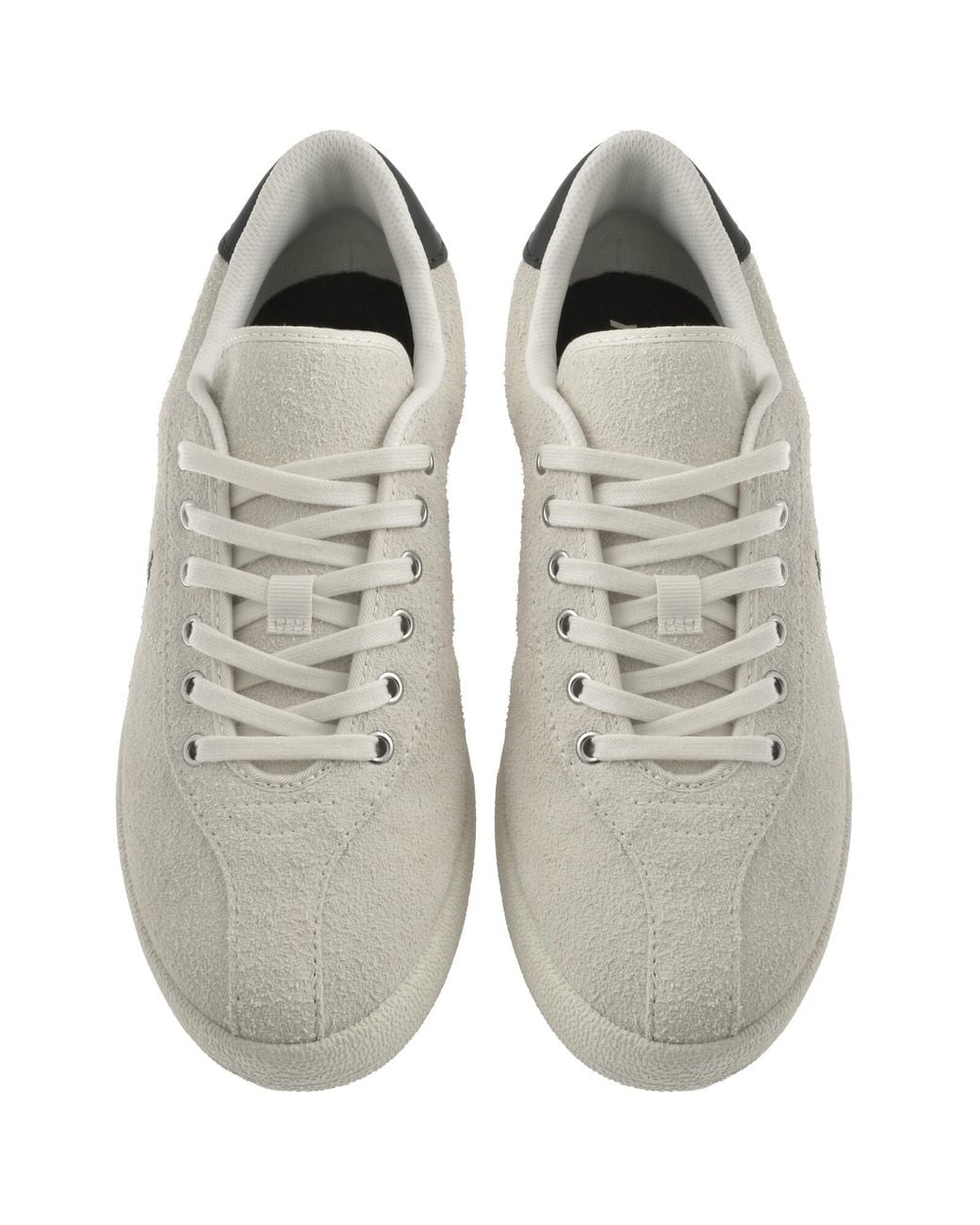 Fred Perry White Tennis Suede Trainers for men