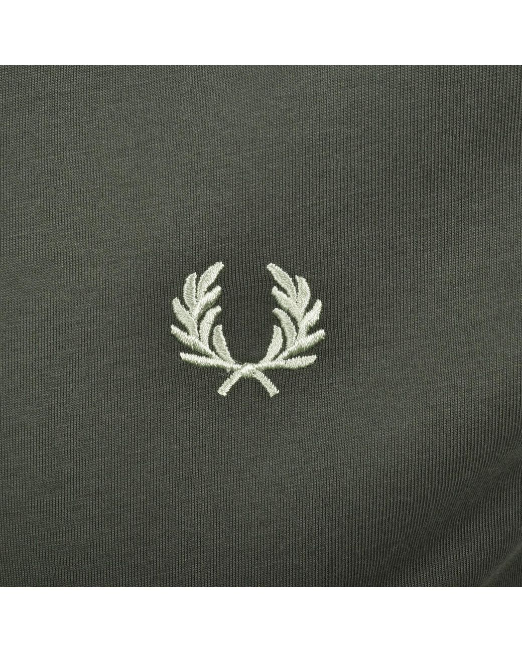 Fred Perry Green Twin Tipped T Shirt Field for men