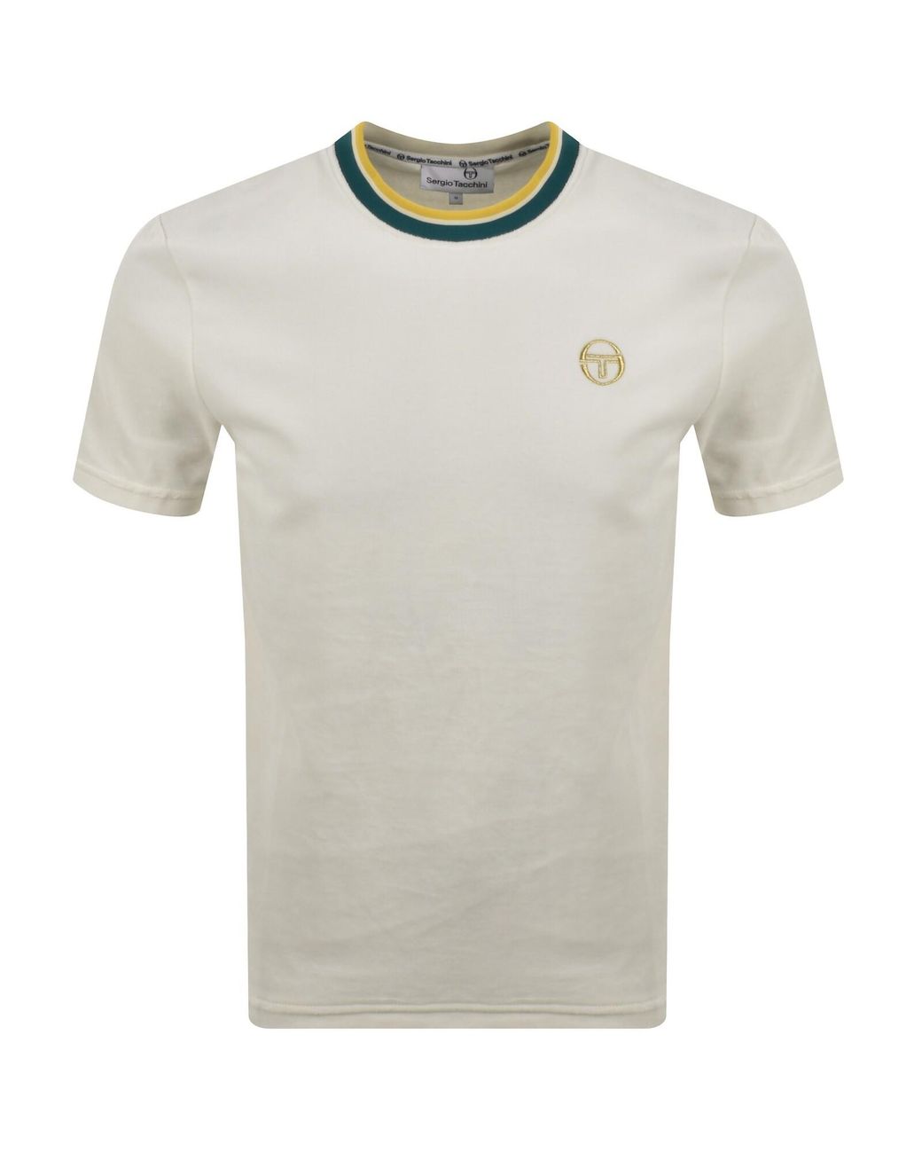 Sergio Tacchini Gray Monte Velour T Shirt for men