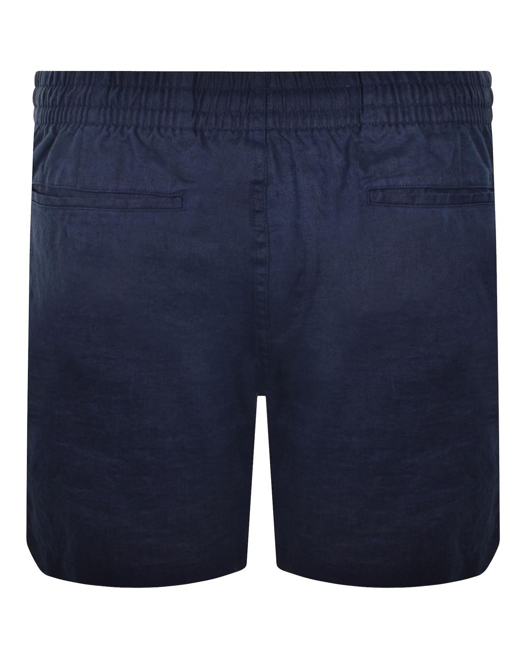 Ralph Lauren Blue Linen Prepster Shorts for men