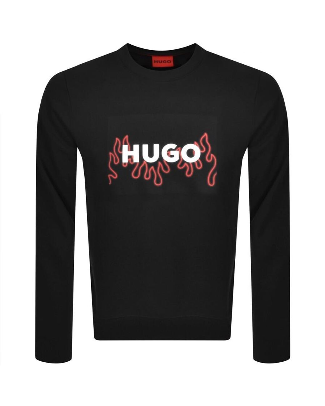 HUGO Duragol_U242 Cotton-Jersey Sweatshirt
