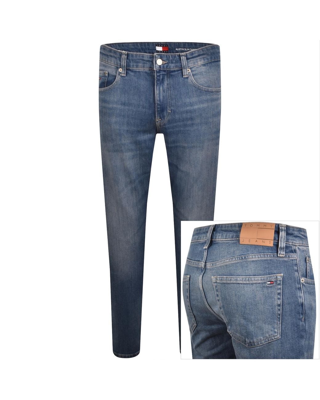 Tommy Hilfiger Blue Austin Slim Tapered Jeans for men