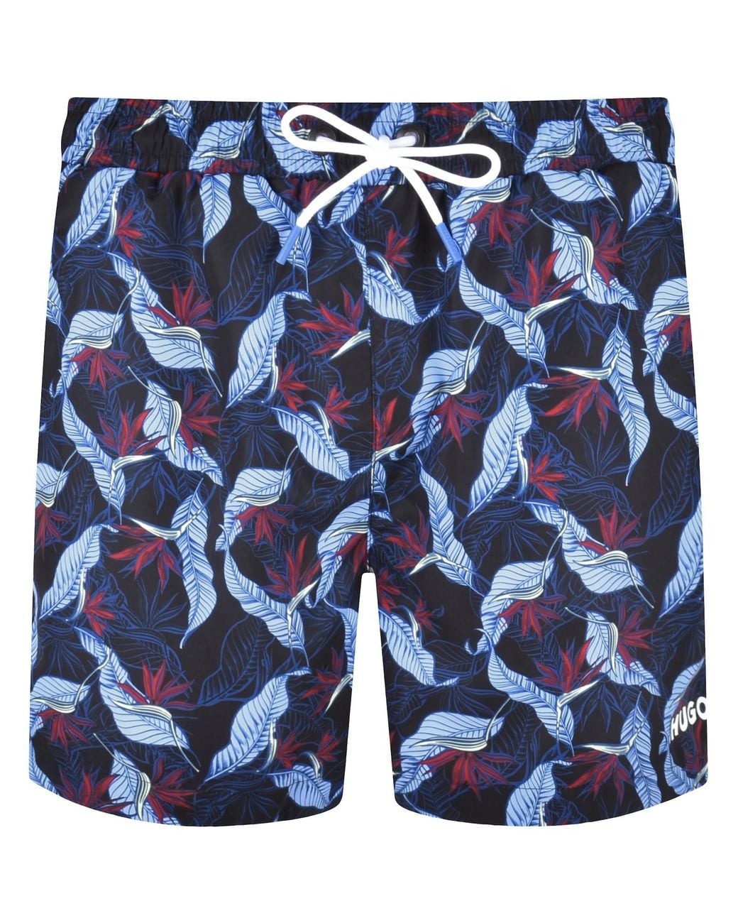 HUGO Blue Calala Swim Shorts for men