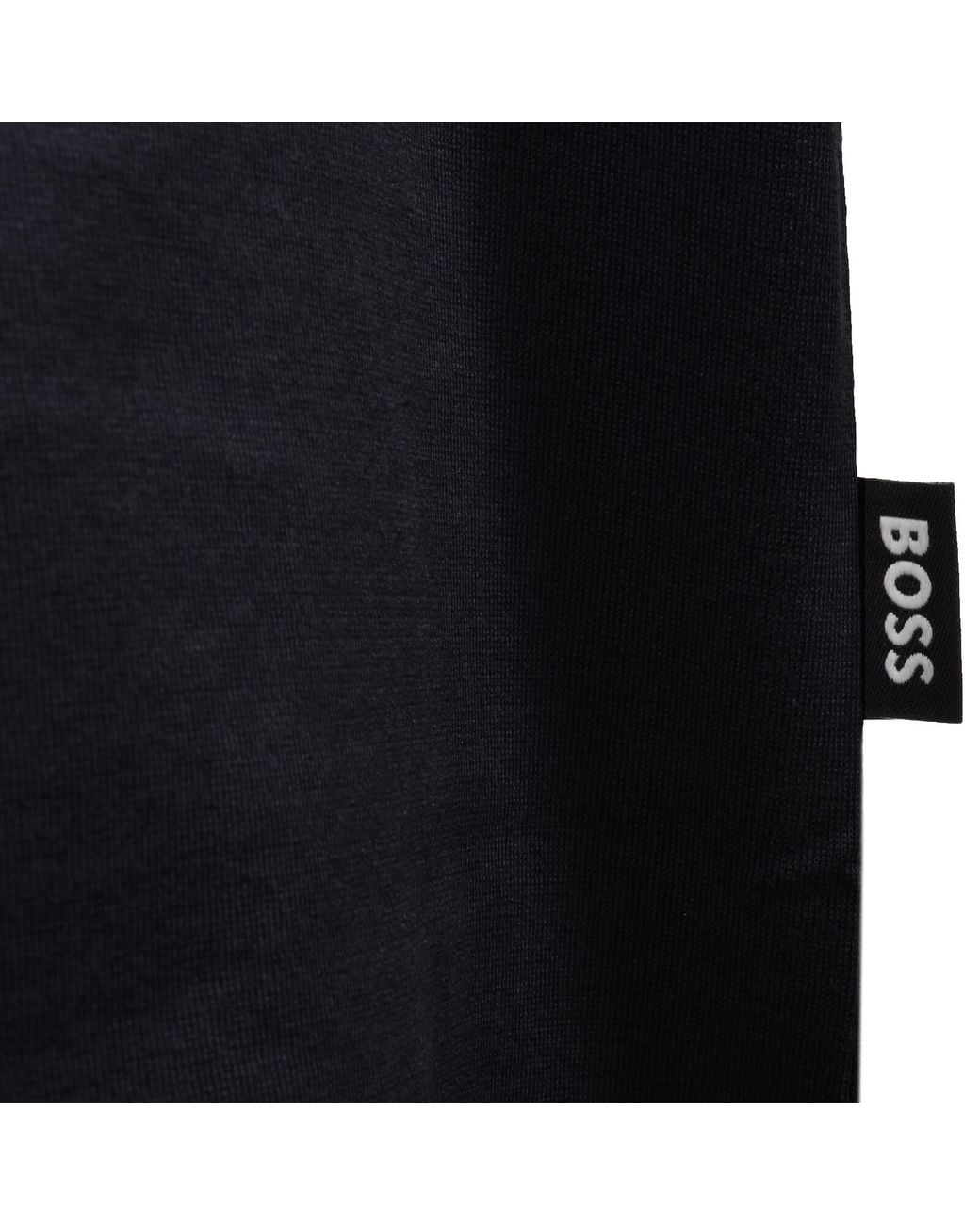 BOSS BUSINESS Black Boss H Tessler 202 T Shirt for men