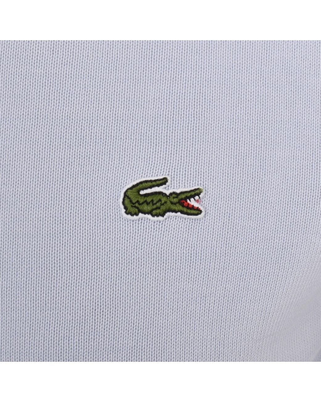 Lacoste Blue Crew Neck Knit Jumper for men