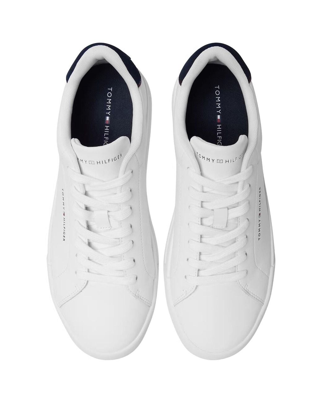 Tommy Hilfiger White Court Trainers for men