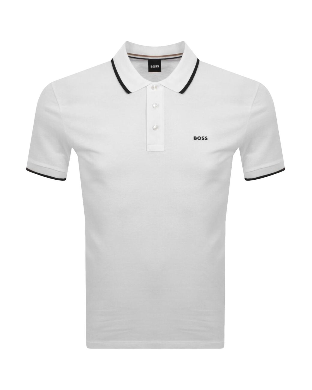 BOSS BUSINESS Gray Boss Parlay 190 Polo T Shirt for men