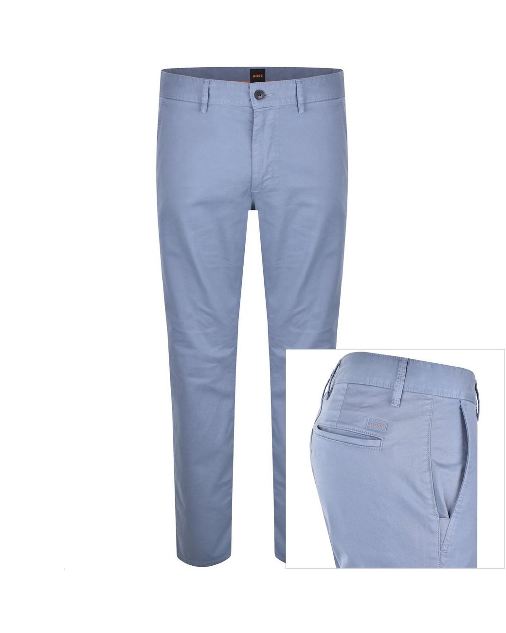 Boss Blue Boss Chino Slim Trousers for men
