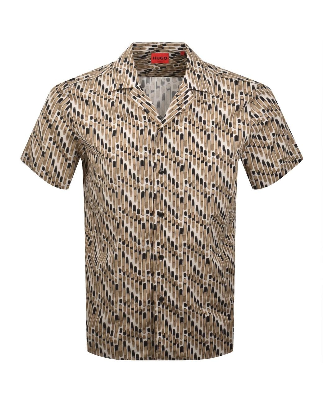HUGO Brown Ellino Shirt for men