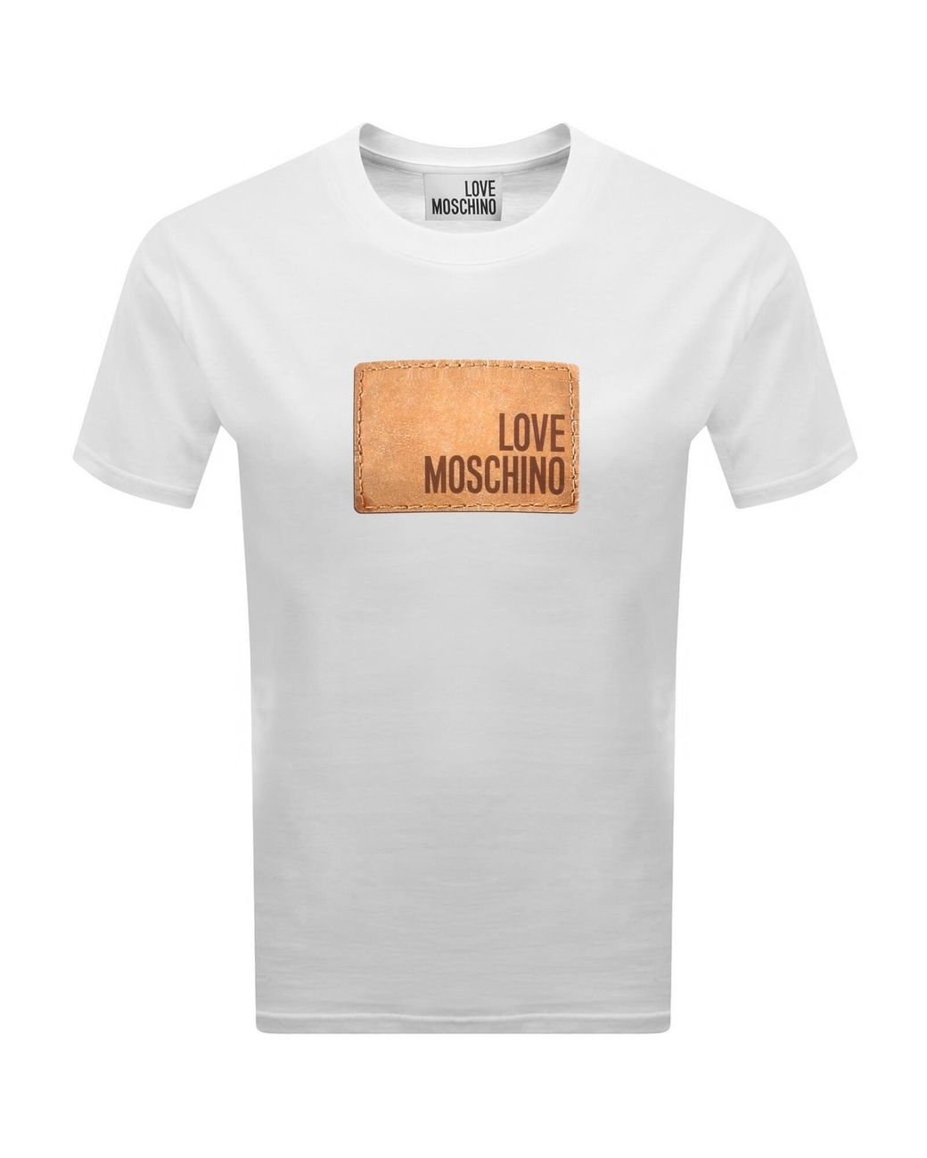 Moschino White Graphic T Shirt for men