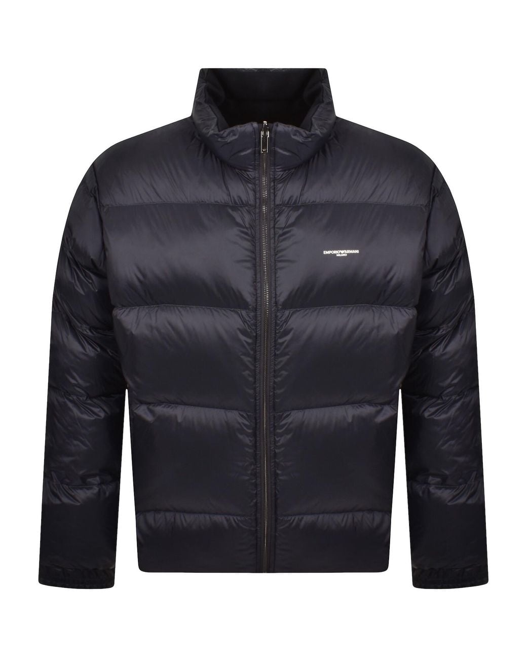 Armani Blue Emporio Reversible Down Jacket for men