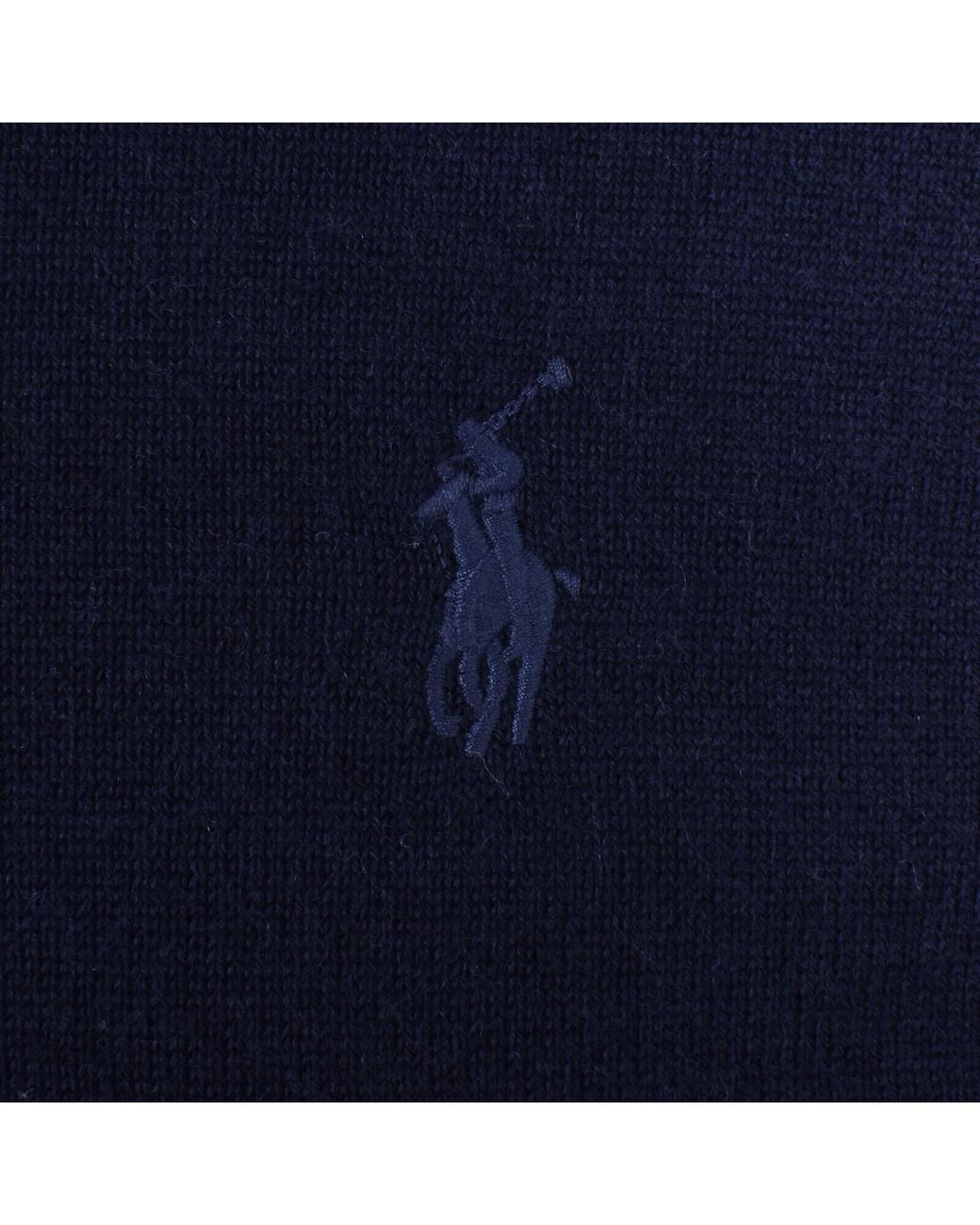 Ralph Lauren Blue Polo Knitted Wool Jumper for men