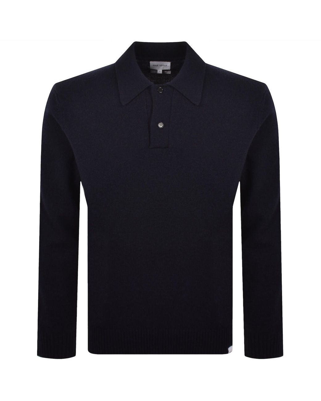Norse Projects Blue Marino Lambswool Jumper for men