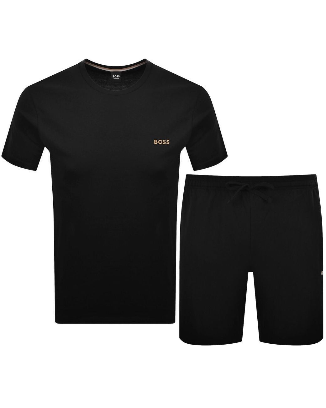 BOSS BUSINESS Black Boss Tony Short Set for men