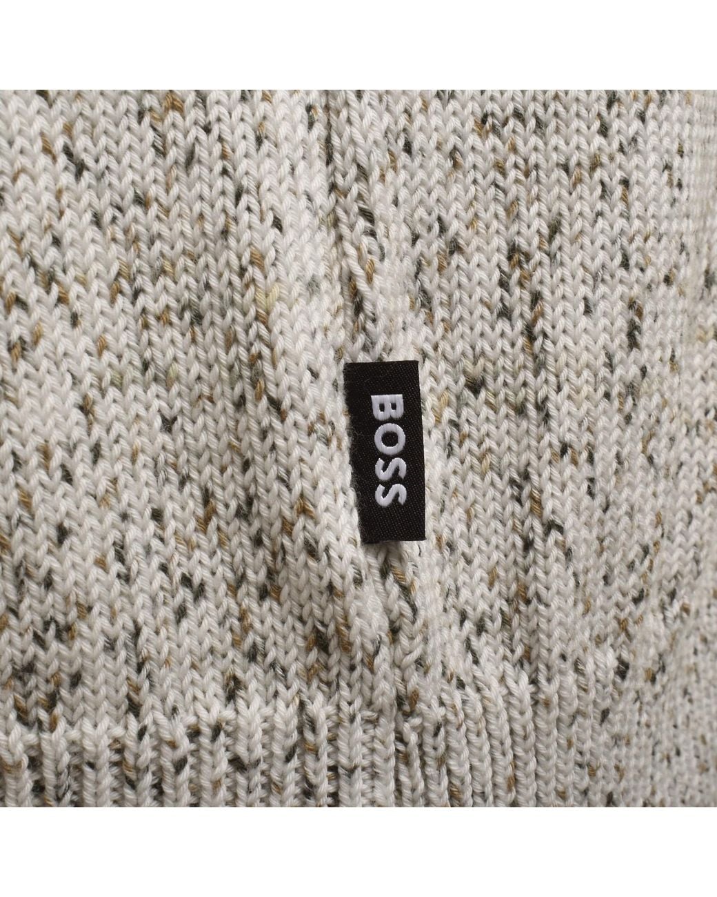 BOSS BUSINESS Gray Boss C Lomerlo Knit Polo Off for men