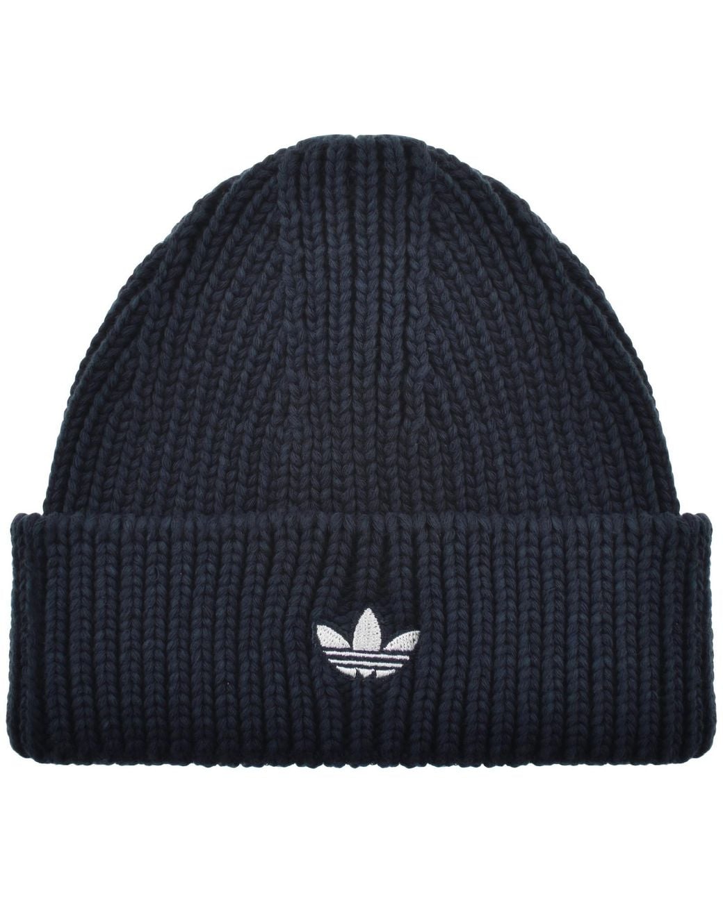 Adidas Originals Blue Short Beanie for men