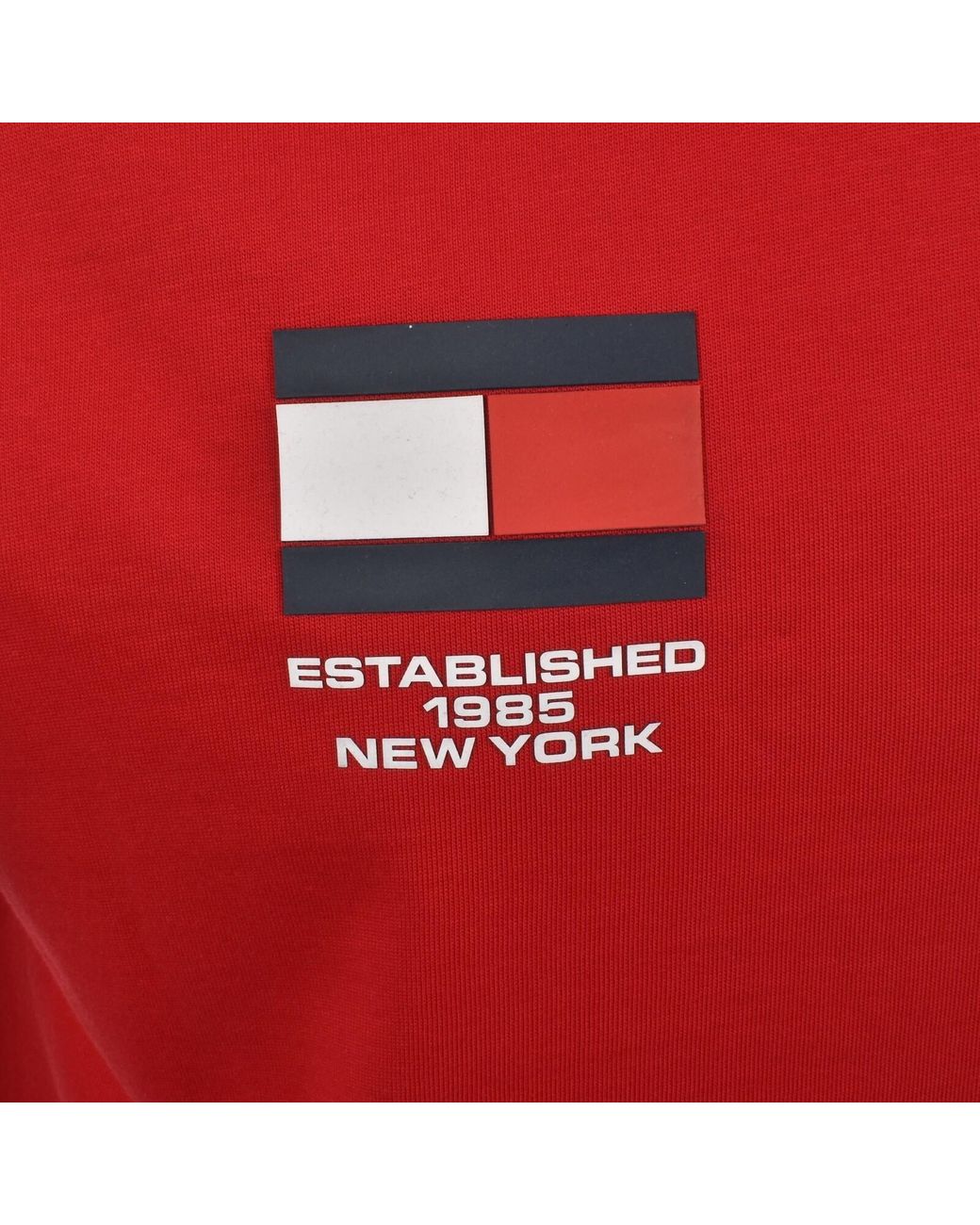 Tommy Hilfiger Red Countries Relaxed T Shirt for men