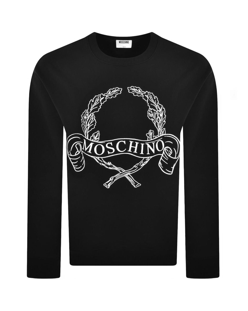 Moschino Black Logo Sweatshirt for men
