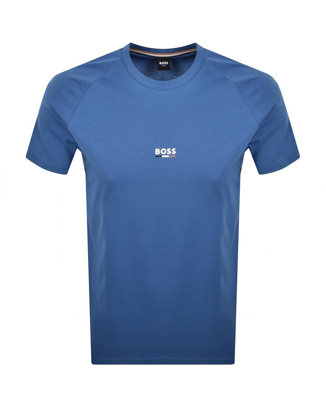 BOSS BUSINESS Blue Boss Slim Fit T Shirt Bright for men